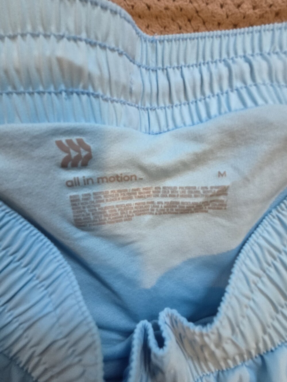 all in motion Light Blue Athletic Shorts with Zipper Pockets - Picture 3 of 3